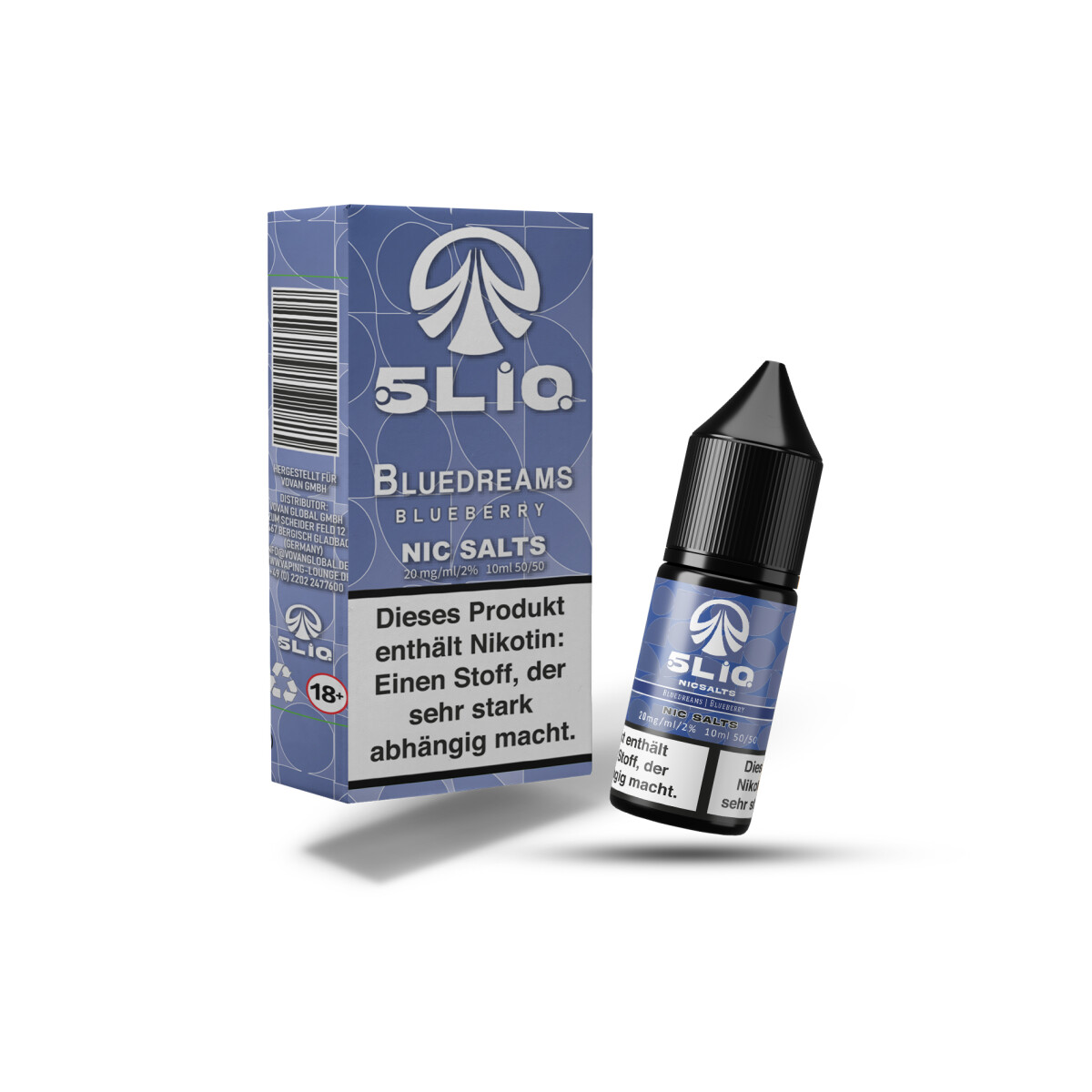 5LIQ Nikotinsalzliquids Blue Dreams 20mg 10ml