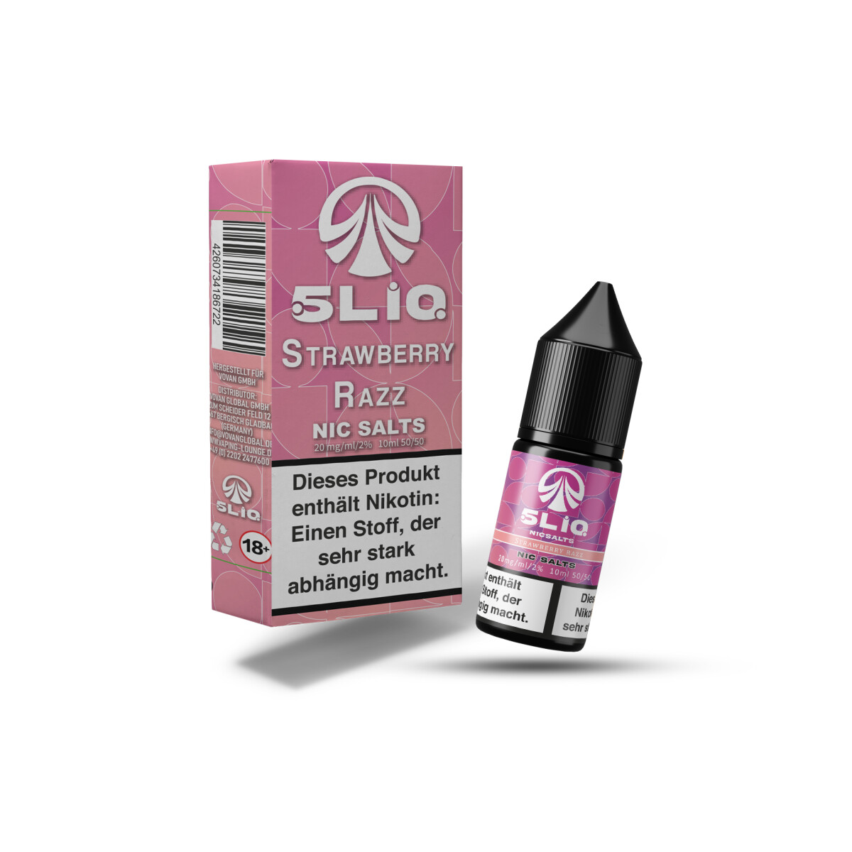 5LIQ Nikotinsalzliquids Strawberry Razz 20mg 10ml