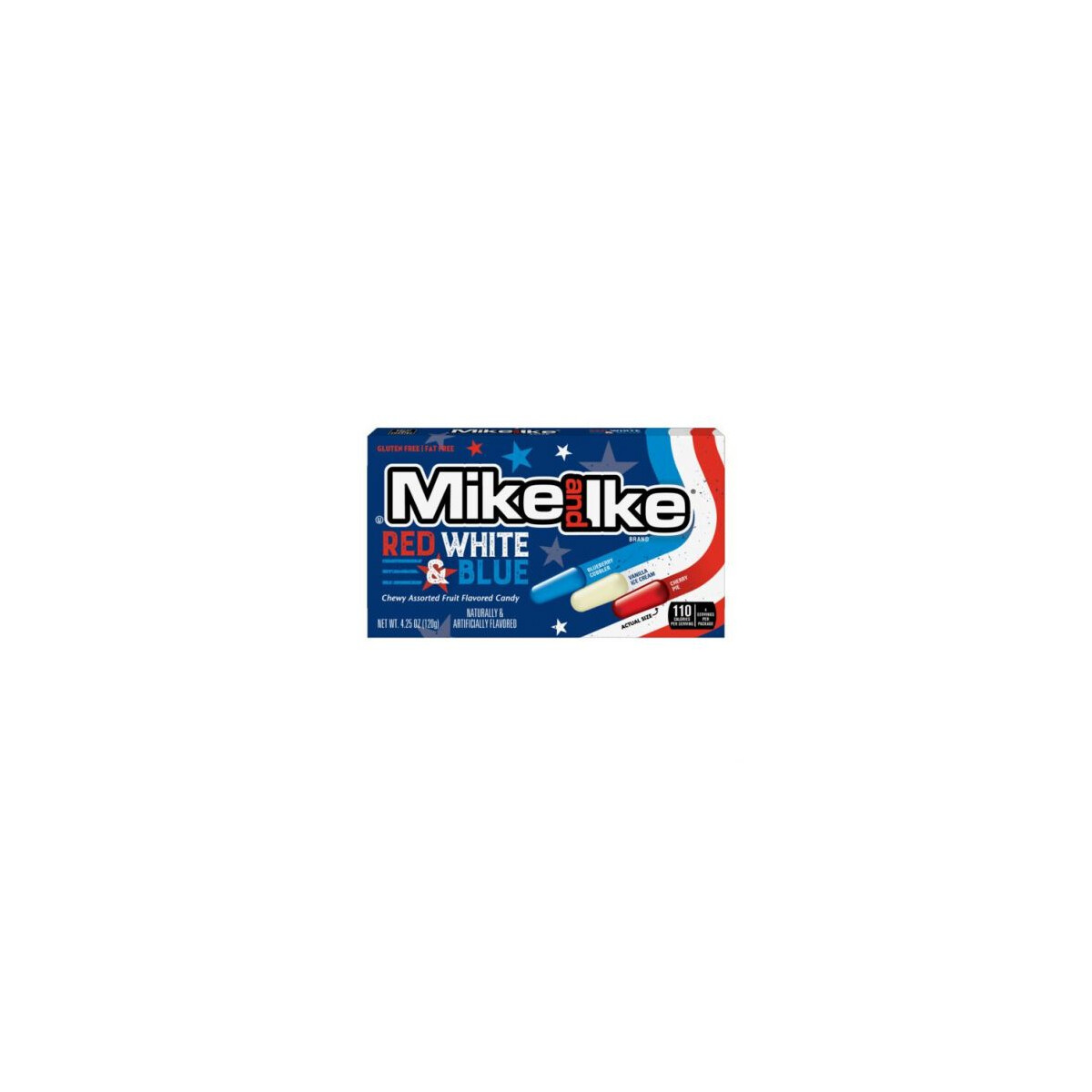 Mike and Ike - Red, White & Blue 120g