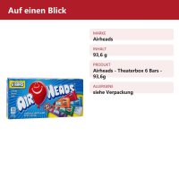 Airheads - Theaterbox 6 Bars - 93,6g