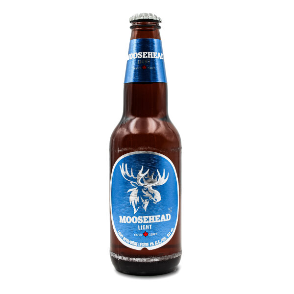Moosehead Light Beer 341 ml – Kanadisches Light Lager 4 %