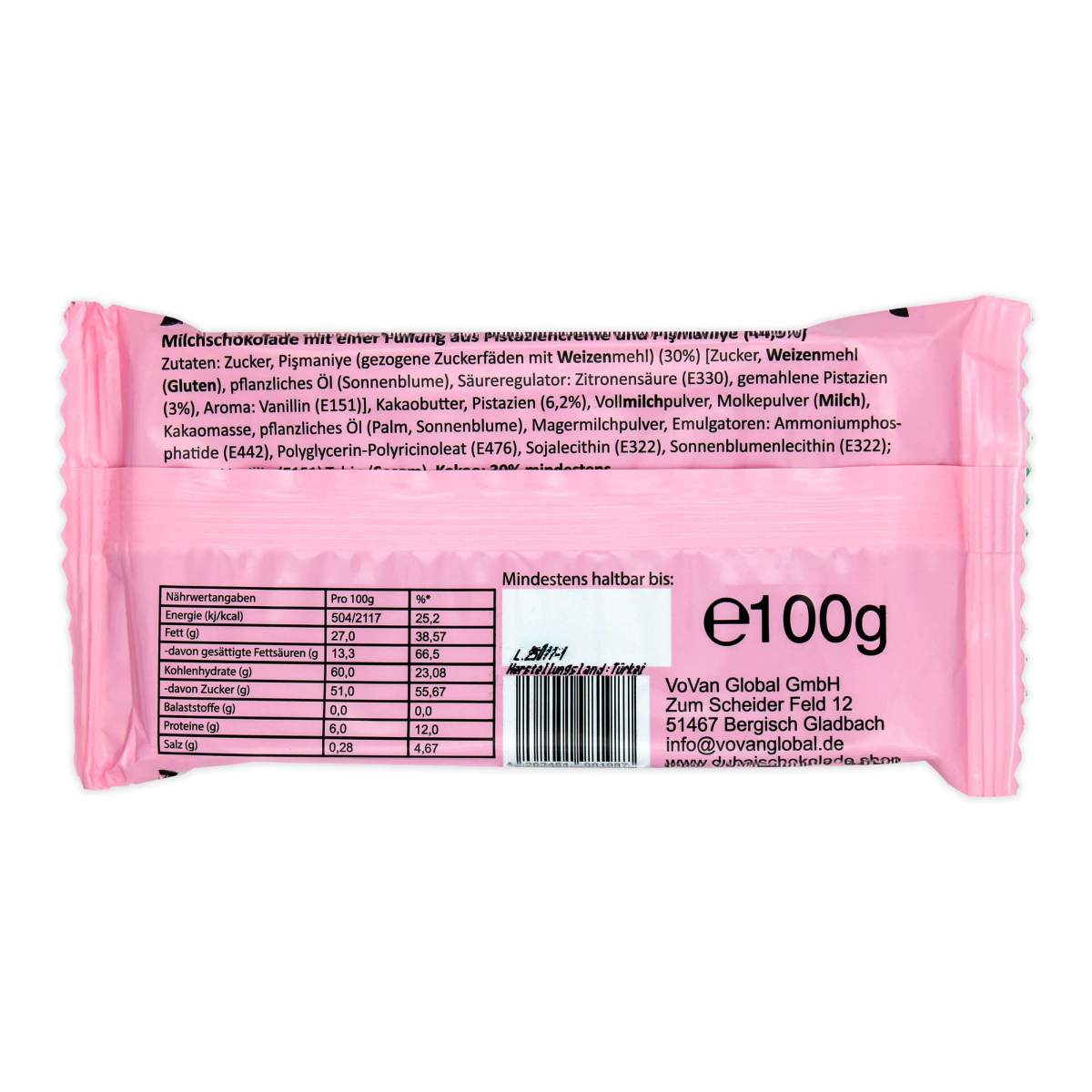 Angel Hair Schokolade - Pistachio Cotton Candy Milk...