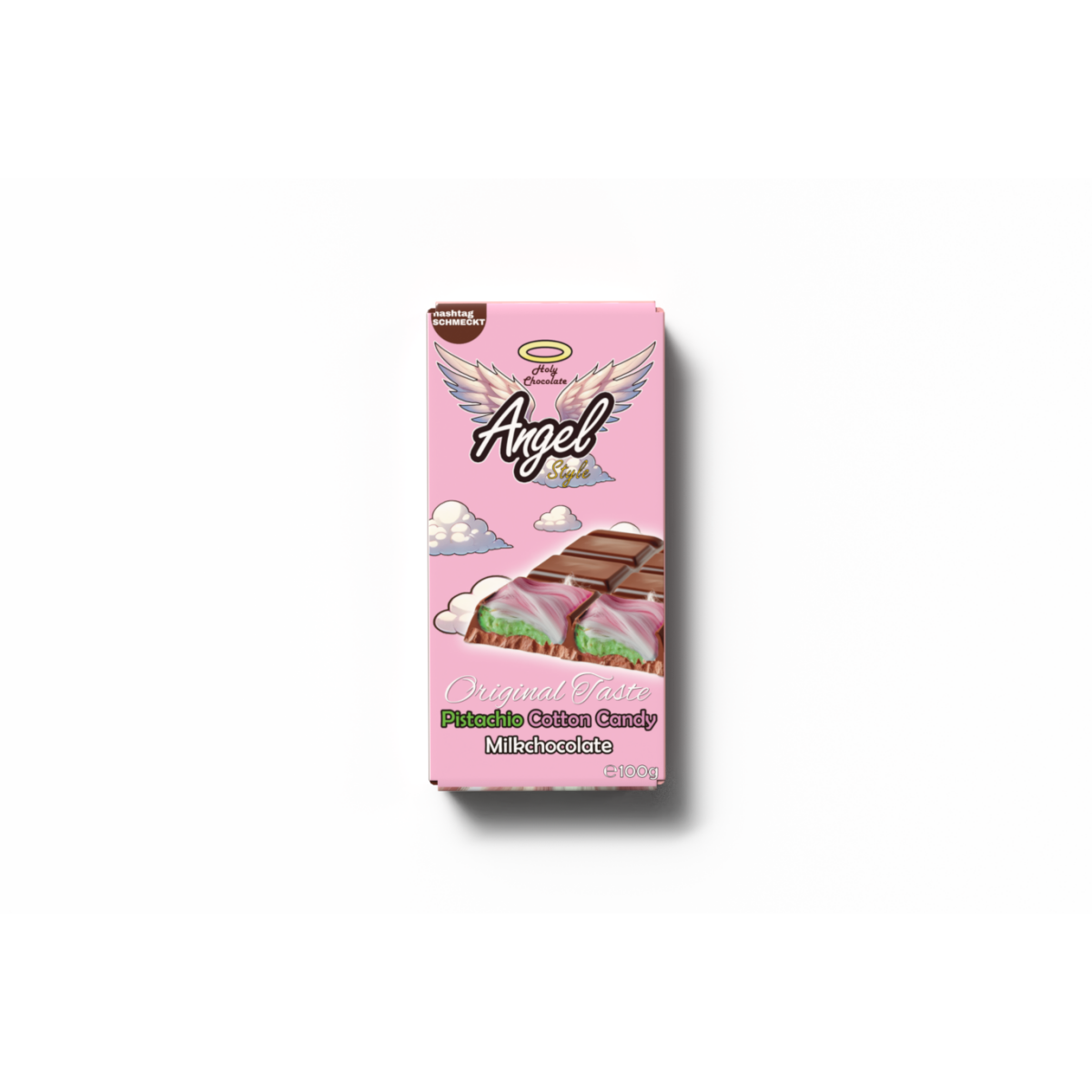 Angel Style - Pistachio Cotton Candy Milk Chocolate 100g