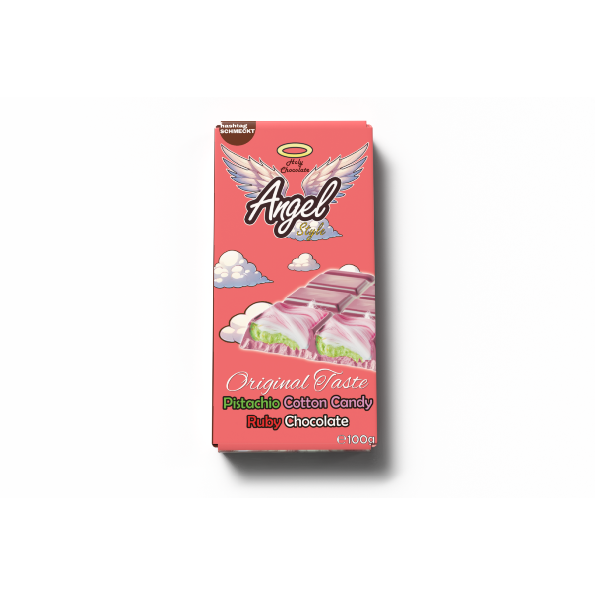 Angel Style - Pistachio Cotton Candy Ruby Chocolate 100g