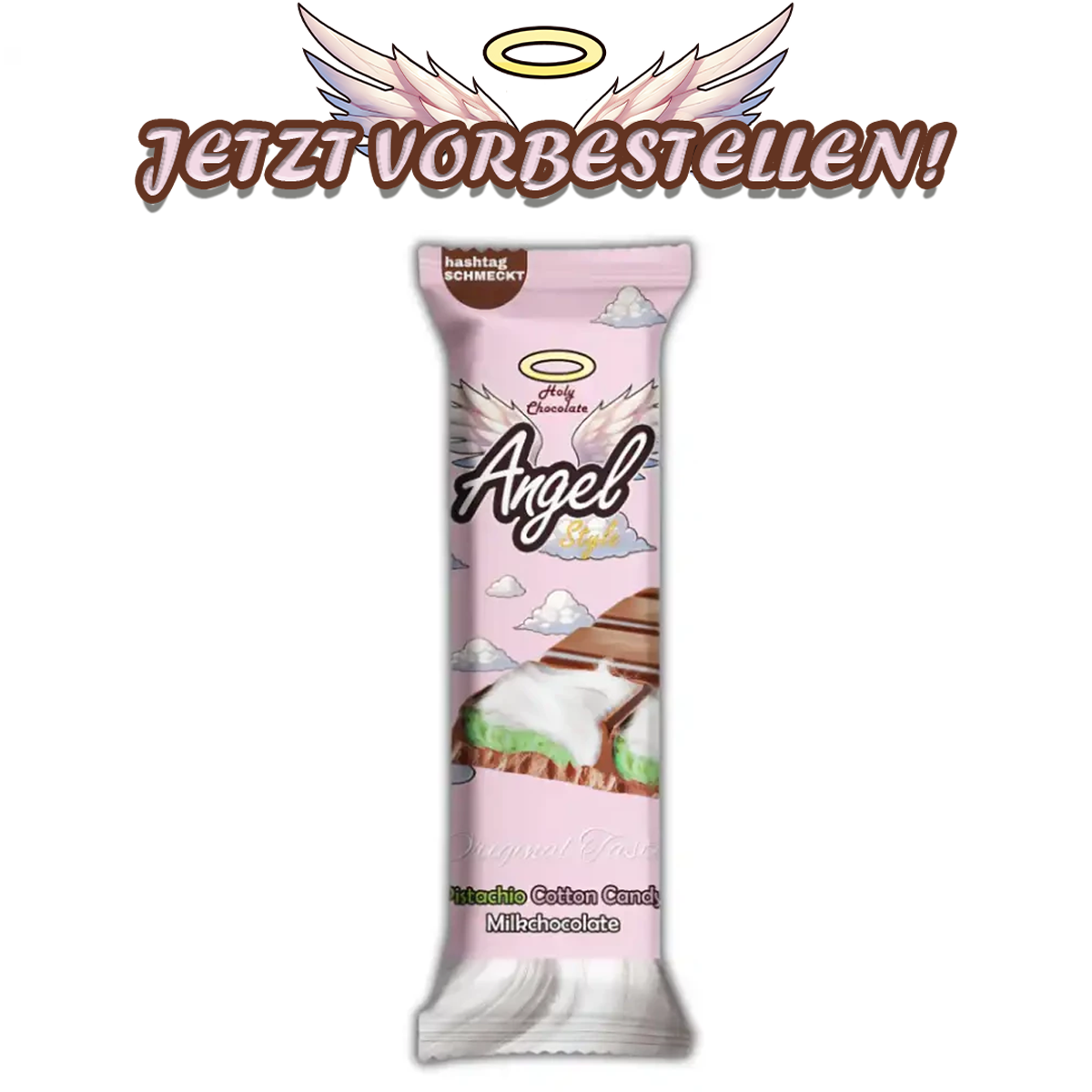 Angel Hair Schokolade Riegel - Pistachio Cotton Candy...