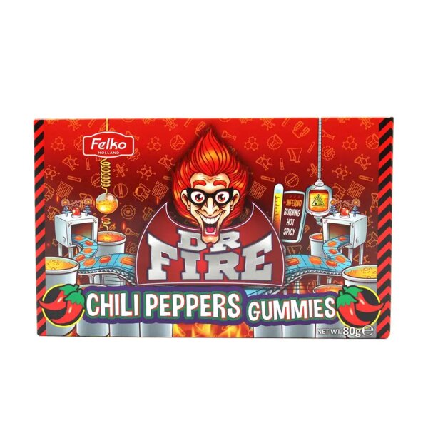 Dr. Fire Chilli Pepper Gummies 80g
