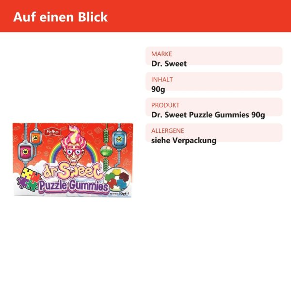 Dr. Sweet Puzzle Gummies 90g