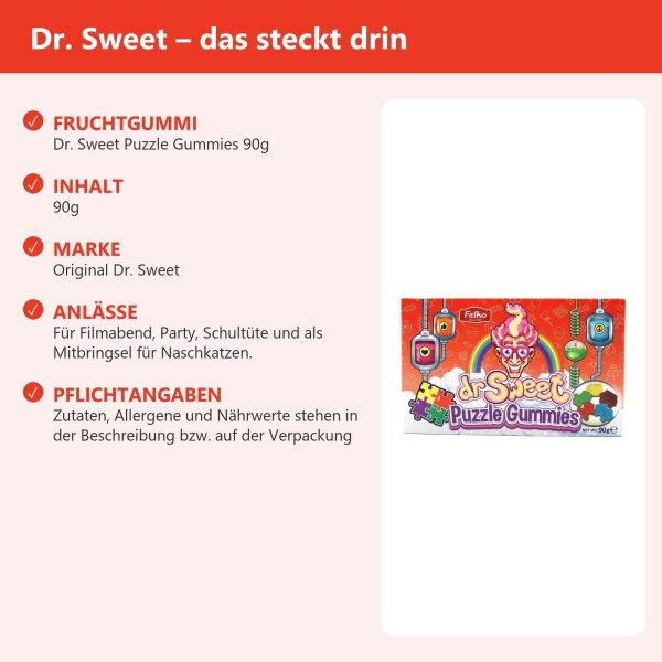 Dr. Sweet Puzzle Gummies 90g