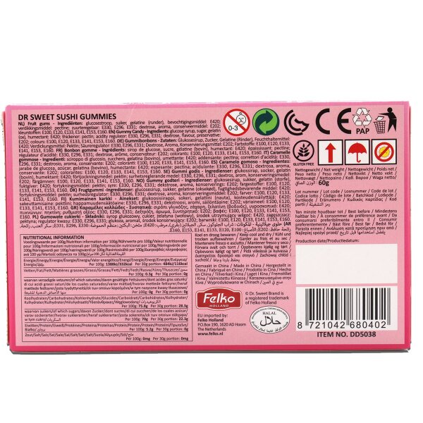Dr. Sweet Sushi Gummies 60g