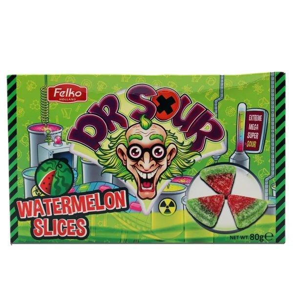 Dr. Sour Watermelon Slices 80g