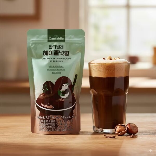 Cantabile Hazelnut Coffee Drink 230ml Südkorea