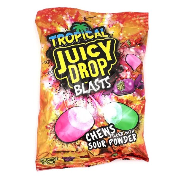 Bazooka Tropical Juicy Drop Blasts 120g