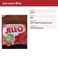 Jell-O Gelatin Strawberry 85g