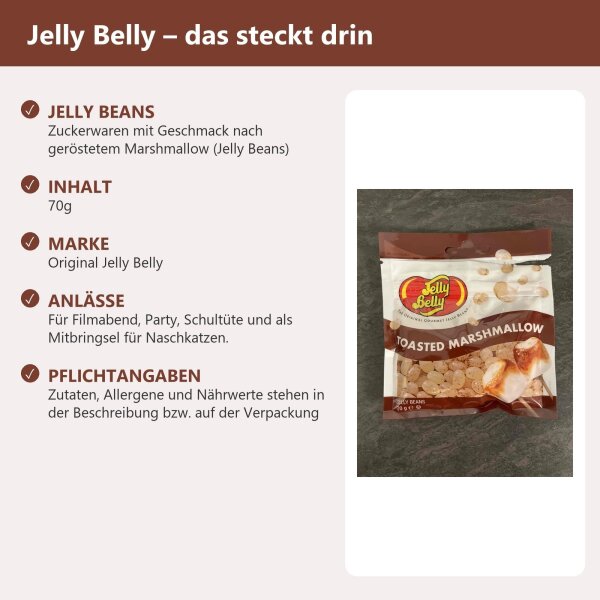 Jelly Belly Toasted Marshmallow 70g