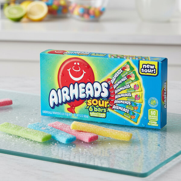 Airheads Sour Candy – 6 Bars (93,6g)
