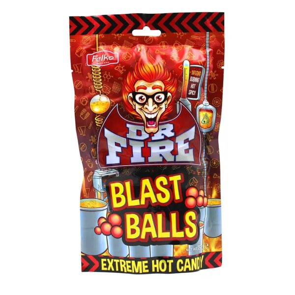 Dr Fire Blast Balls Extreme Hot Candy 75g