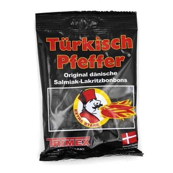 Türkisch Pfeffer Lakritzbonbons 100g Trimex