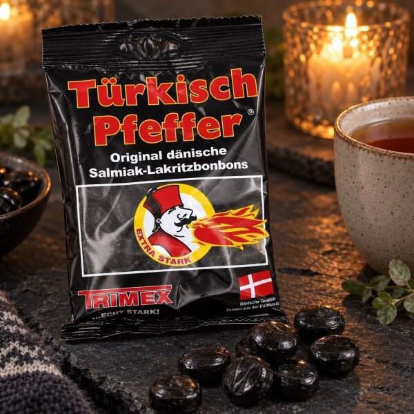 Türkisch Pfeffer Lakritzbonbons 100g Trimex
