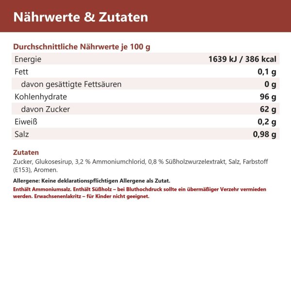 Türkisch Pfeffer Lakritzbonbons 100g Trimex