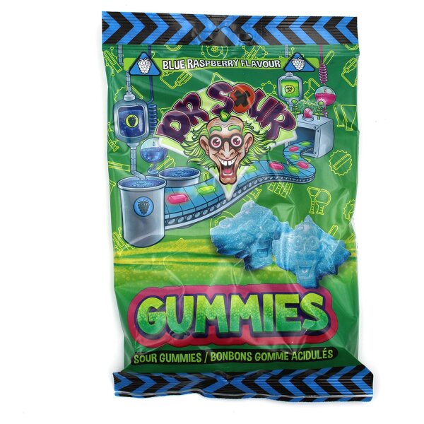 Dr Sour Gummies Blue Raspberry 200g
