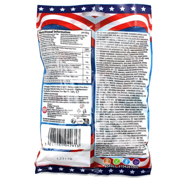 ZED Candy Jawbreaker USA Lollipops Sour Mix 160 g