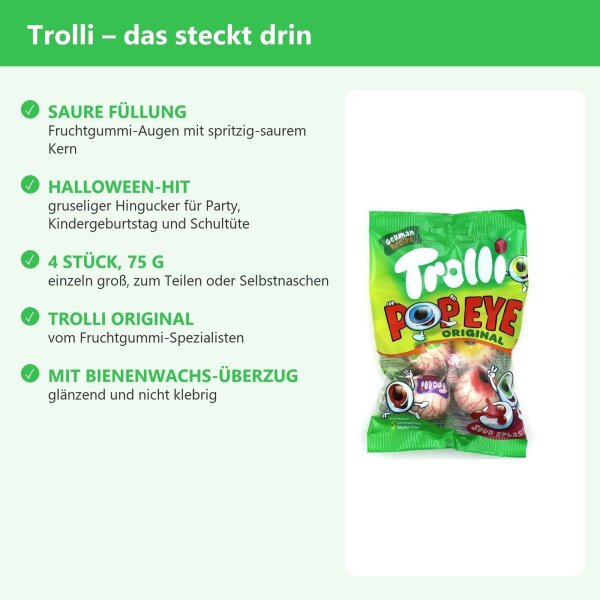 Trolli Pop Eye Original Sour Splash 75g