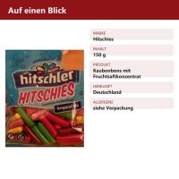 Hitschies Original Mix Kaubonbons 150g