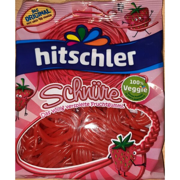 Hitschies Schnüre Erdbeer 125g