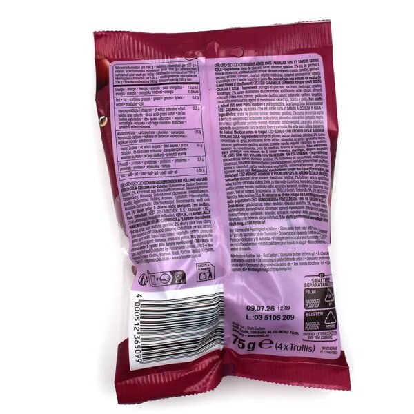 Trolli Flavor Bomb Cherry Cola 75g USA Import