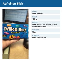 Mike and Ike Berry Blast 120g – Kaubonbons USA