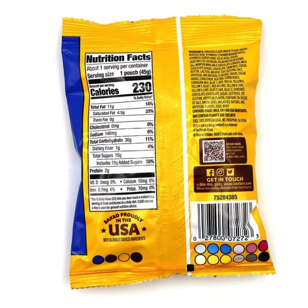 Keebler Chips Deluxe Minis mit M&Ms Minis 45g aus den USA