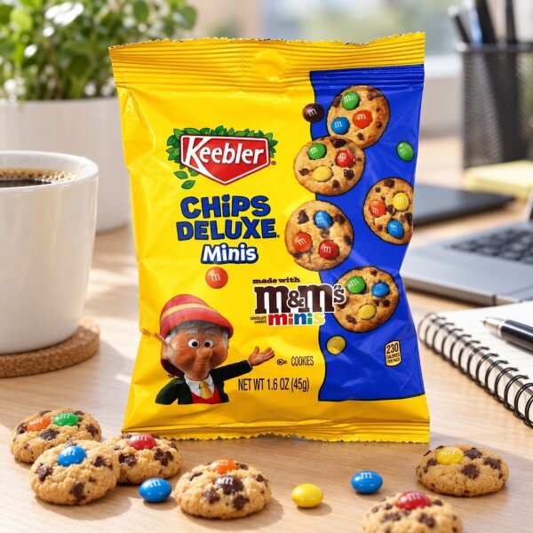 Keebler Chips Deluxe Minis mit M&Ms Minis 45g aus den USA