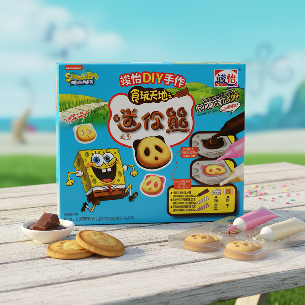 SpongeBob DIY Panda Keks Set – Schokolade selber...