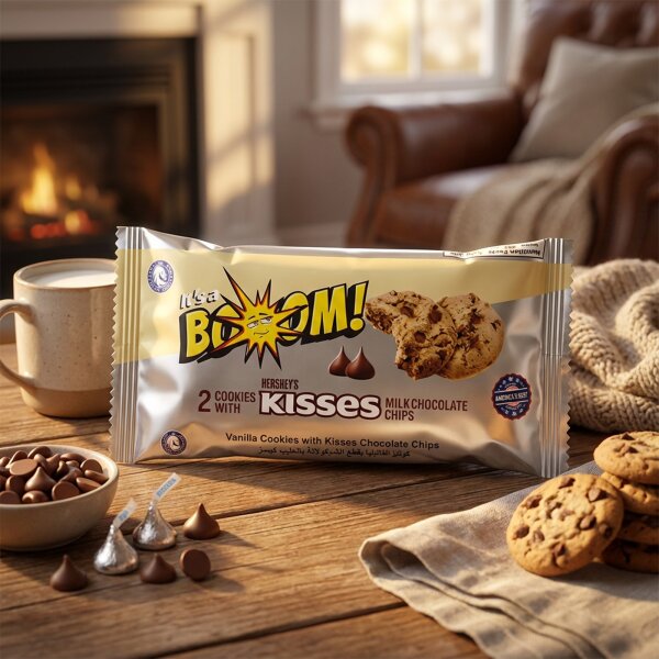 Hersheys Its a Boom! Hersheys Kisses Milk Chocolate Chips 25g Egypt