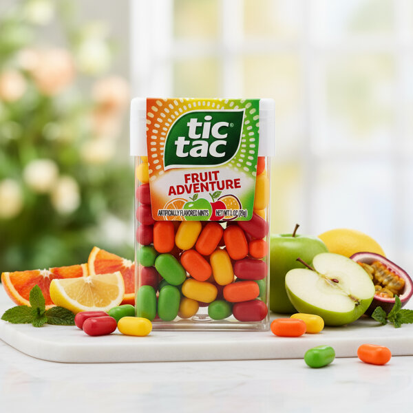 Tic Tac Fruit Adventure 29 g – Fruchtige Mints in vier Sorten