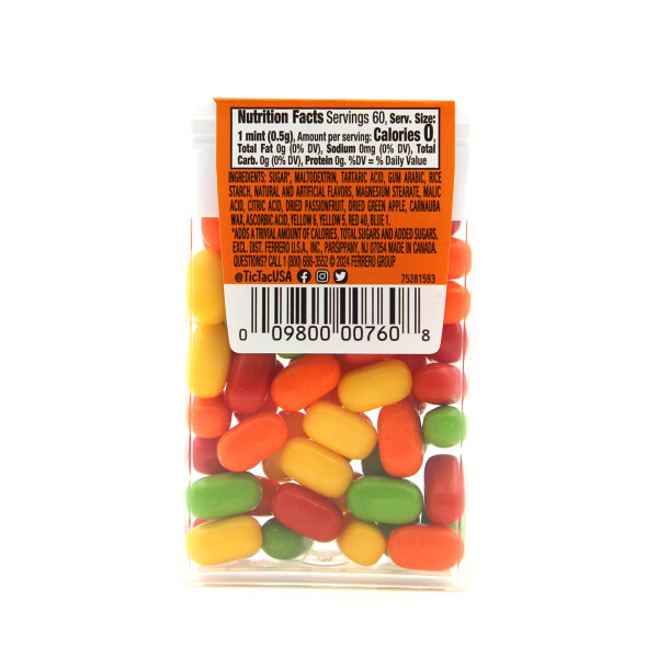 Tic Tac Fruit Adventure 29 g – Fruchtige Mints in vier Sorten