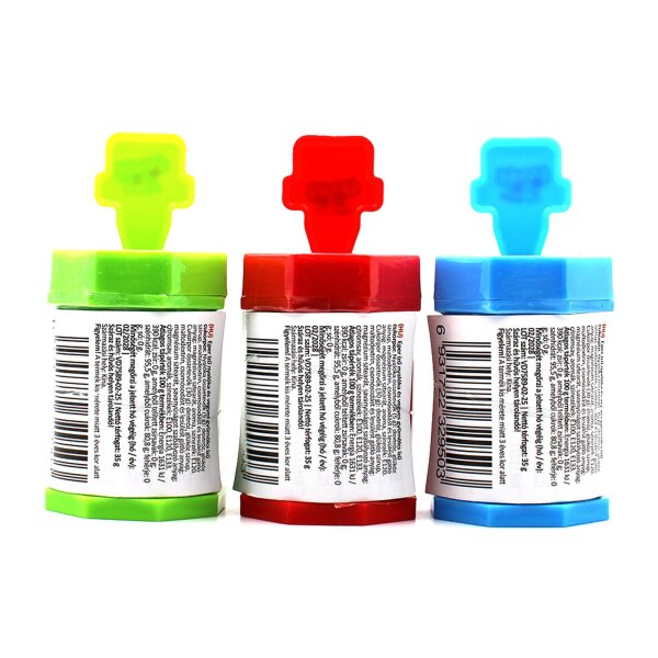 Candy Trio Dip & Lick Lutscher mit Brausepulver 35 g – Zufallsauswahl