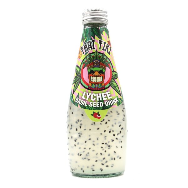 Thai Tiki Basil Seed Drink Lychee 290ml
