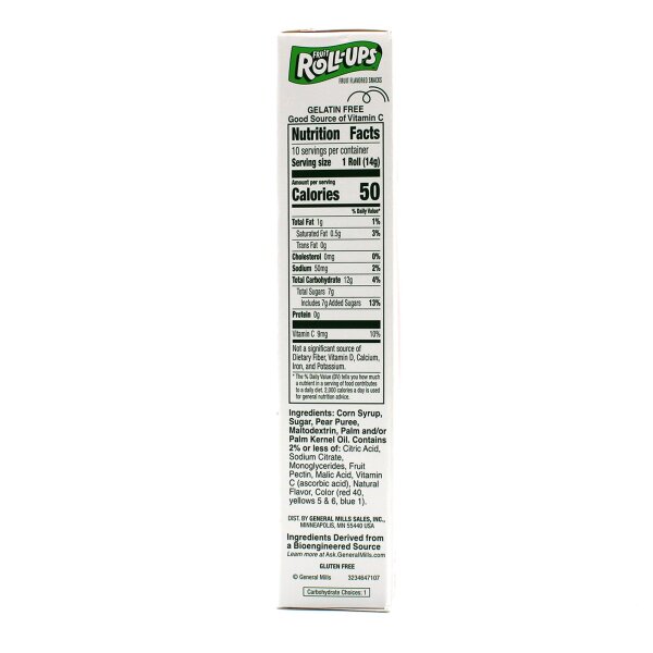 Fruit Roll-Ups Strawberry Blast 141g (10 Röllchen)