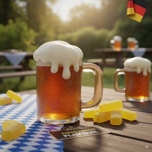 Falko Mega Gummies in Bierkrug-Form 120 g Fresh Lemon – Fruchtgummi