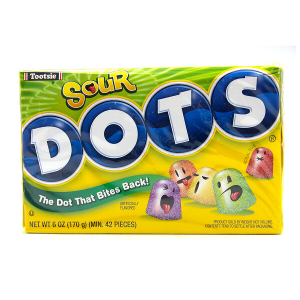 Tootsie Sour Dots - Saure Fruchtbonbons 170g