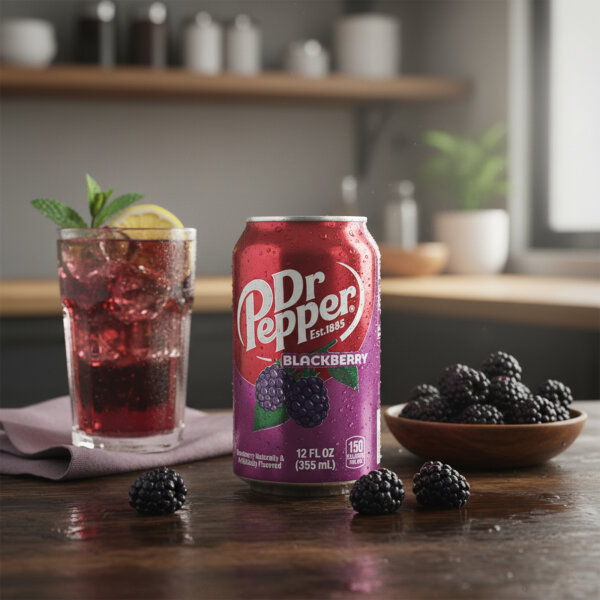 Dr Pepper Blackberry – Erfrischungsgetränk mit Brombeergeschmack, 355ml