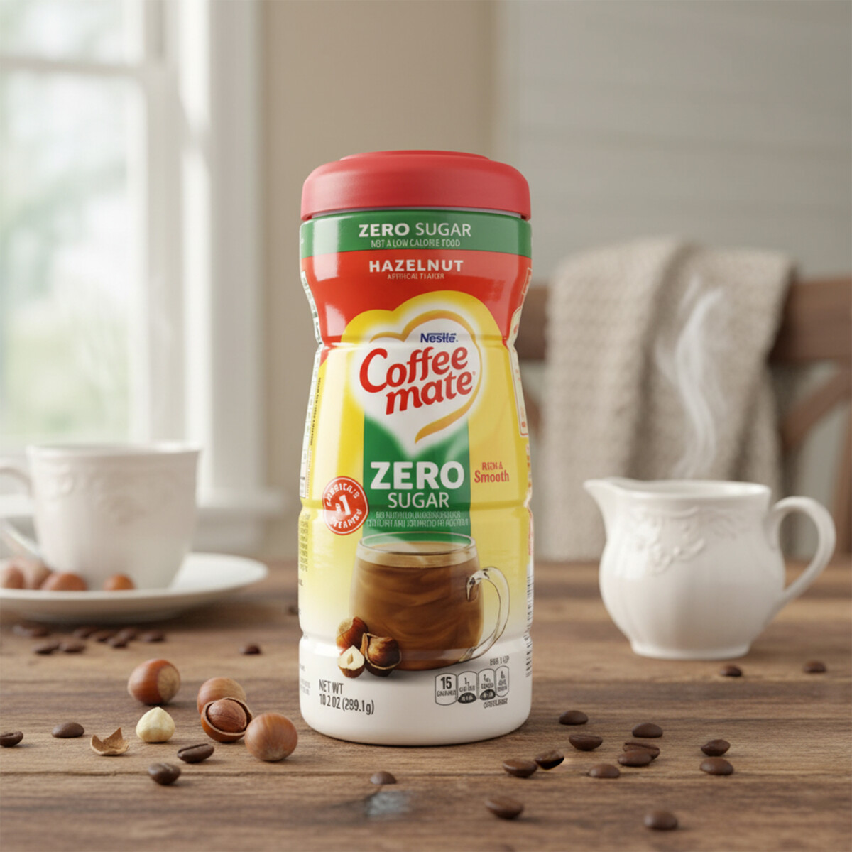 Coffee Mate Zero Sugar Hazelnut 289,1 g –...