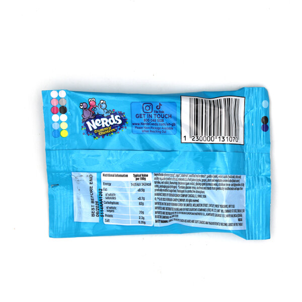 Nerds Gummy Clusters Berries 45 g – Fruchtig, sauer & knusprig