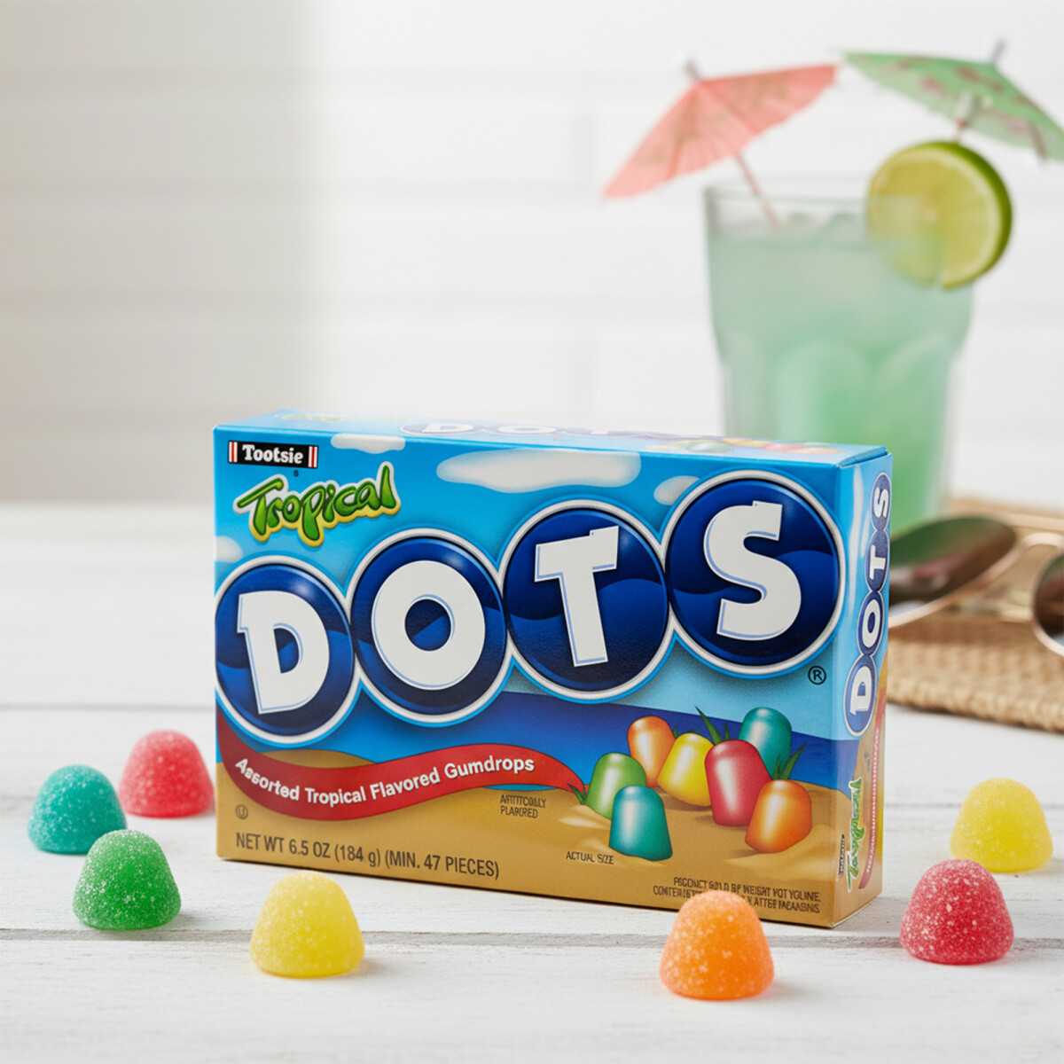 Tootsie Tropical Dots - Tropische Fruchtgummis 184g
