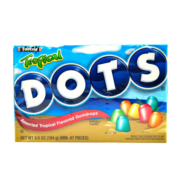 Tootsie Tropical Dots - Tropische Fruchtgummis 184g