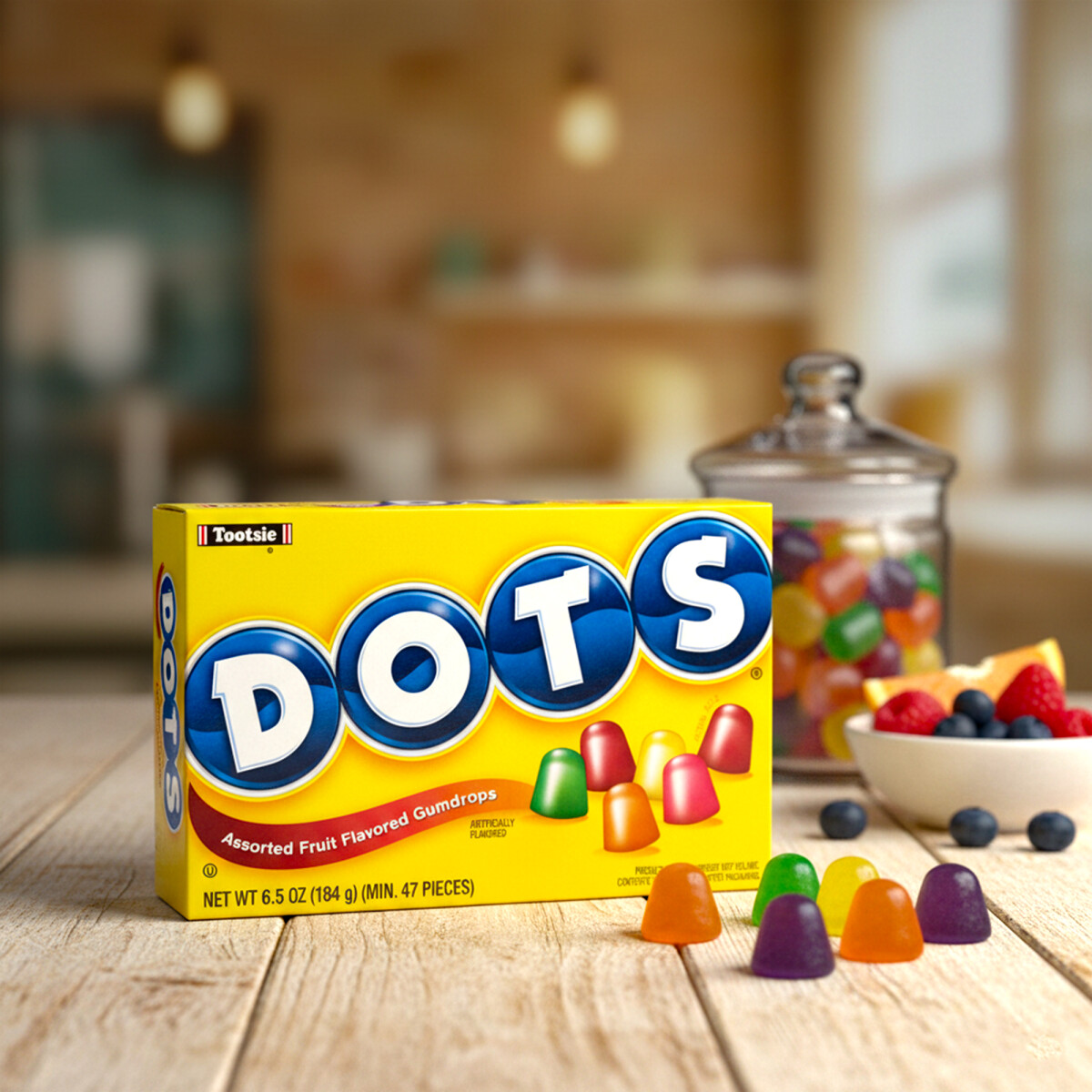 Dots Kaubonbons Fruchtmix 184 g – bunte Fruchtgummis