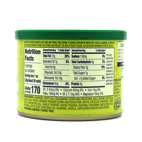 Blue Diamond Almonds Spicy Dill Pickle – Würzige Mandeln 170 g