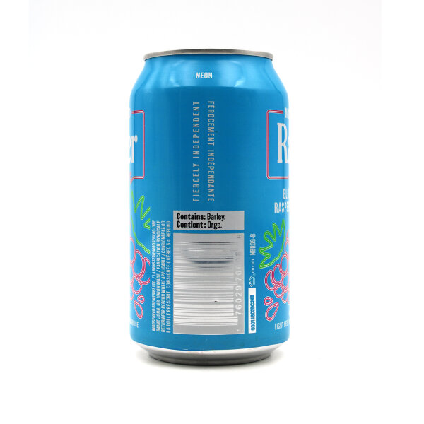 Moosehead Radler Neon Blue Raspberry 355 ml – Fruchtiges Radler aus Kanada