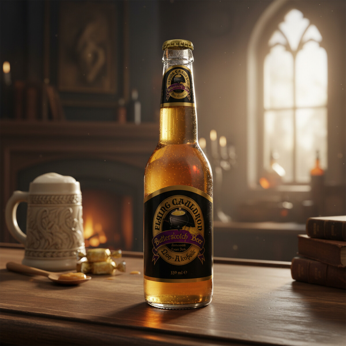 Flying Cauldron Butterscotch Beer – Alkoholfreies...